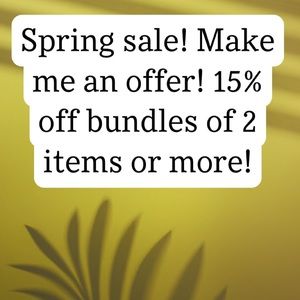 Bundle Deal! 15% off 2 items!